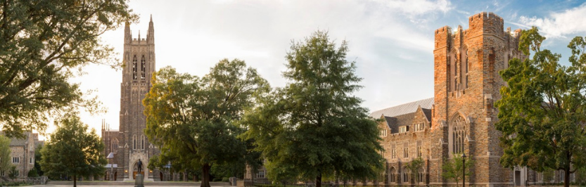 Panoramic image of Duke West Campus