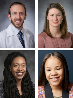 Headshots - Clockwise from top left: Dankner, O'Rourke, Beard, Hill