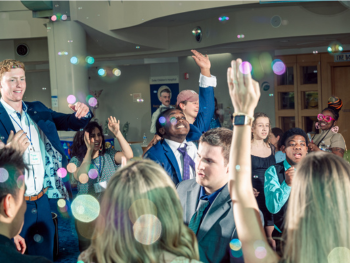 People dancing at Jodie's Prom