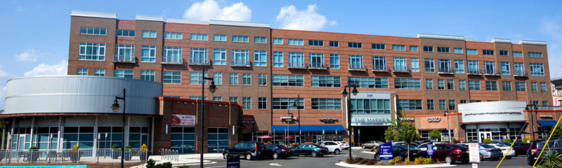 Plaza with Abundant Food Options