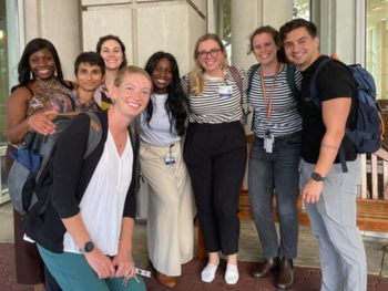 Duke Psychiatry residents group photo before Academic Half-Day