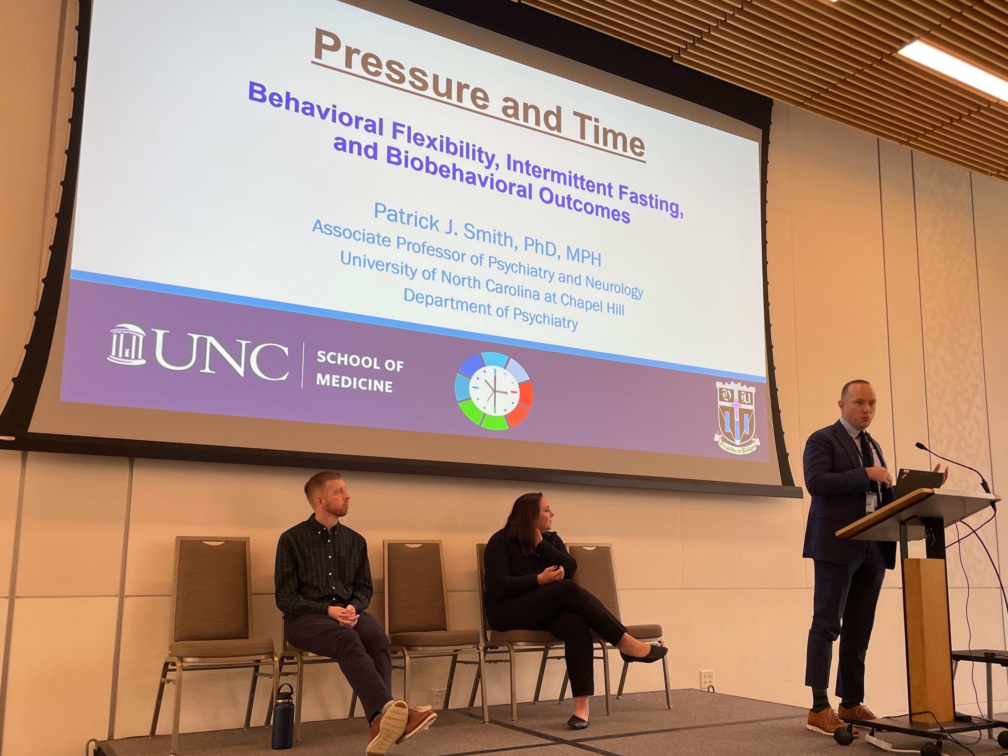 Patrick Smith presenting