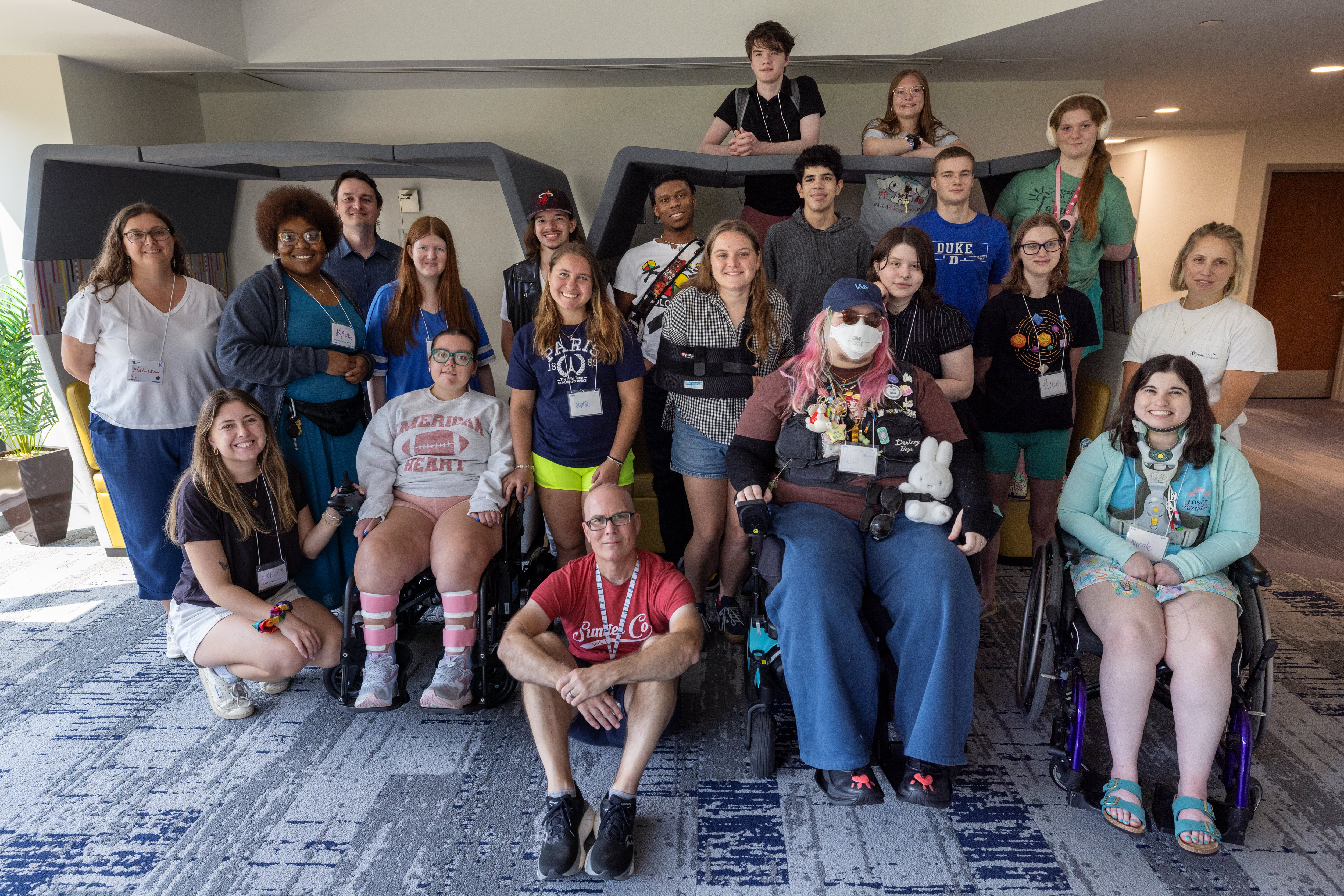 Group photo of Campference participants and leaders