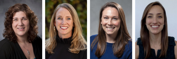 Rebecca Shelby, Tamara Somers, Caroline Dorfman, and Catherine Majestic headshots