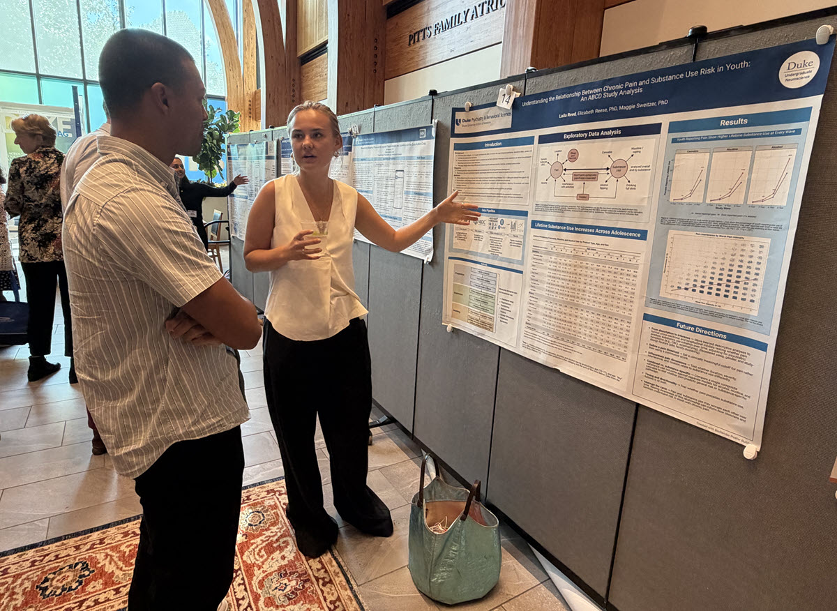 Poster presentation at Duke Psychiatry research retreat