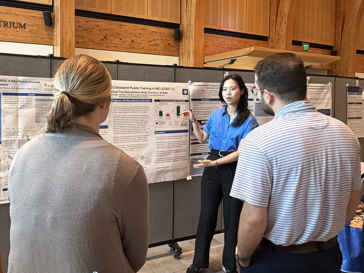 Poster presentation at Duke Psychiatry research retreat