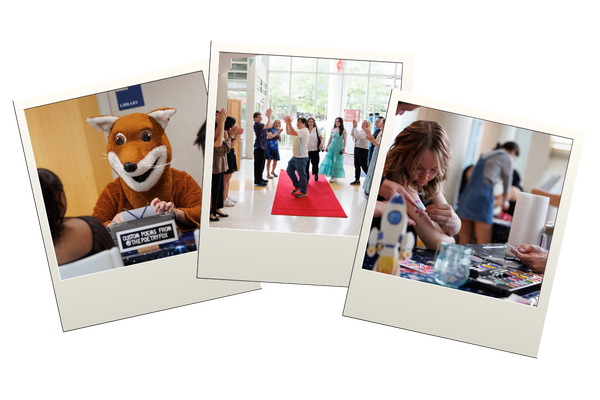 Photo collage of teens and young adults at Jodie's Prom