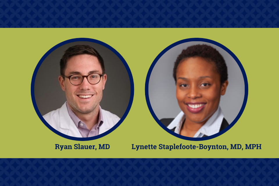 Ryan Slauer, Lynette Staplefoote-Boynton headshots