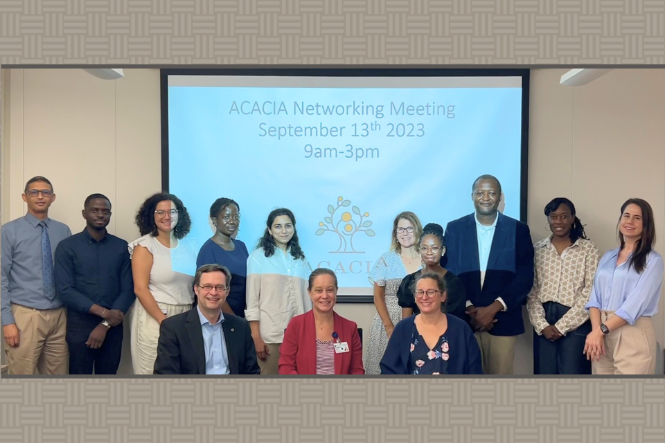 Photo of collaborators in international autism partnership