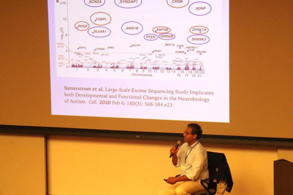 Samit Dasgupta, PhD, introduced the first International Conference on FOXP1 Syndrome