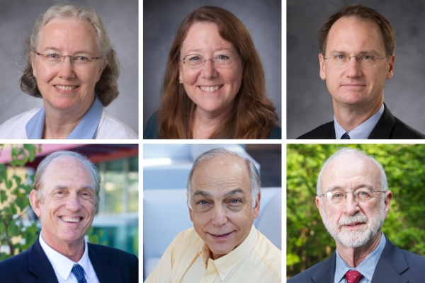 Headshots of Six Faculty Members - Haynes, Hazlett, Keefe, Rose, Talley, Williams
