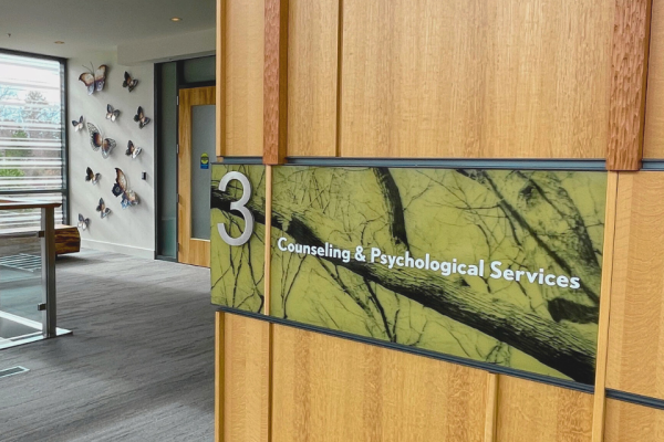 Entrance to Duke Counseling & Psychological Services Office