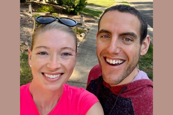 Jamie Courtland and husband Maury