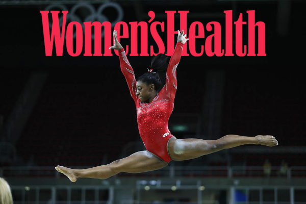Women's Health cover of Simone Biles