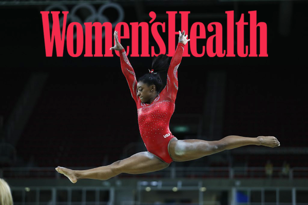 Women's Health cover of Simone Biles