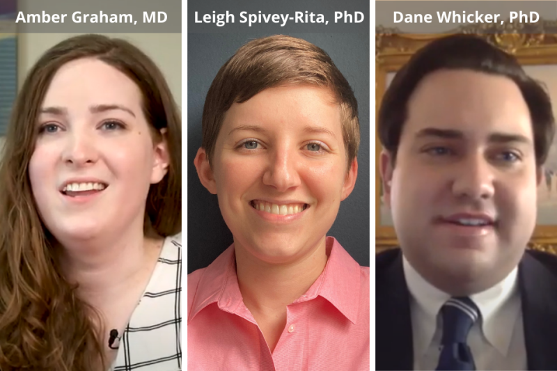Amber Graham, Leigh Spivey-Rita, Dane Whicker