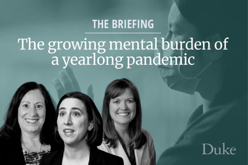 Media Briefing Promo Graphic - Growing mental burden of a yearlong pandemic