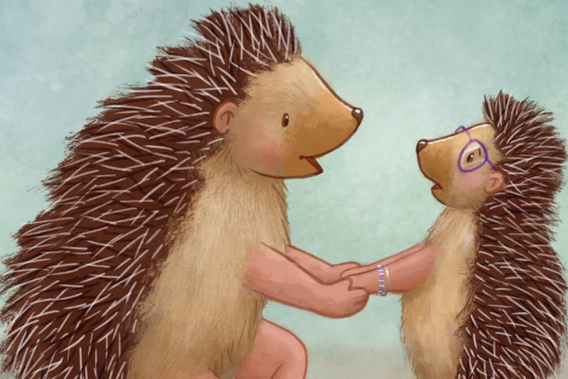 Henrietta the Hedgehog and her parent