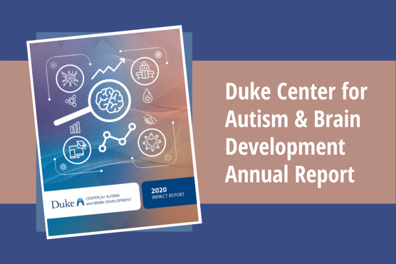 Autism Center Annual Report Cover