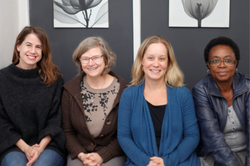 Lauren Franz (second from right) and her South African colleagues