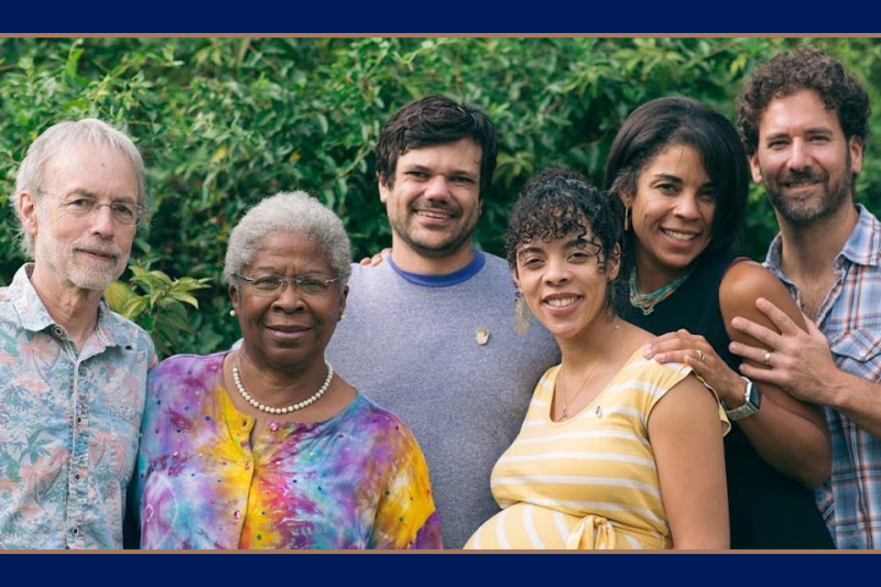 The Wilson family. From left to right: Kenneth Wilson, Joanne Wilson, Warren Christian, Sadie Wilson, Nora Wilson Dennis and Paul Dennis.