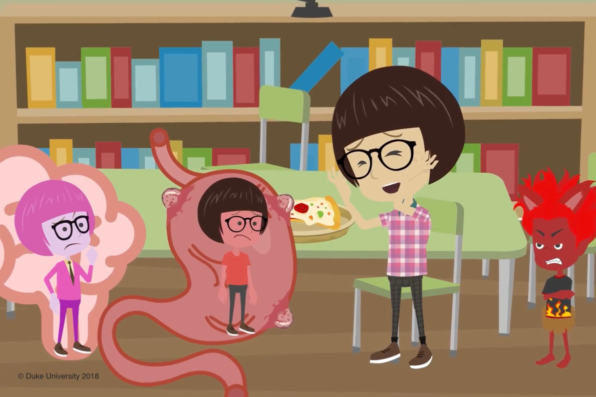 internal battle of an eating disorder