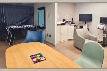 One of the common spaces in the extension area