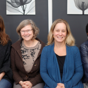 Lauren Franz (second from right) and her South African colleagues
