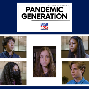 Pandemic Generation - WRAL. Images of 5 of the children and teens who appear in the documentary.