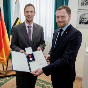 Psychiatry Resident Rick Wolthusen Receives Order of Merit of the Federal Republic of Germany