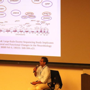 Samit Dasgupta, PhD, introduced the first International Conference on FOXP1 Syndrome