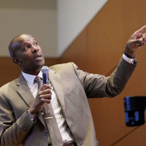 Damon Tweedy presents at Juneteenth celebration at Duke University School of Medicine