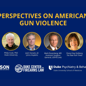 Headshots of panel participants and logos from entities sponsoring panel discussion
