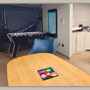 One of the common spaces in the extension area